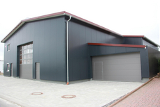 effiziente Gewerbehalle